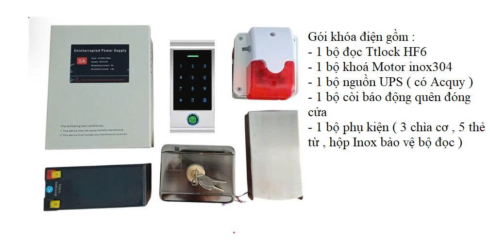 Khóa vân tay cao cấp cho nhà trọ tại HCM 