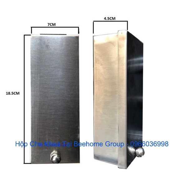HỘP INOX CHE MƯA KHÓA CỔNG VÂN TAY
